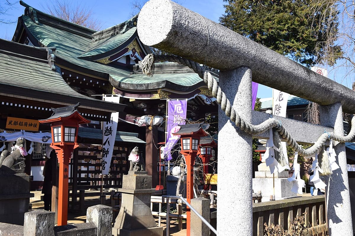 川越八幡宮の写真