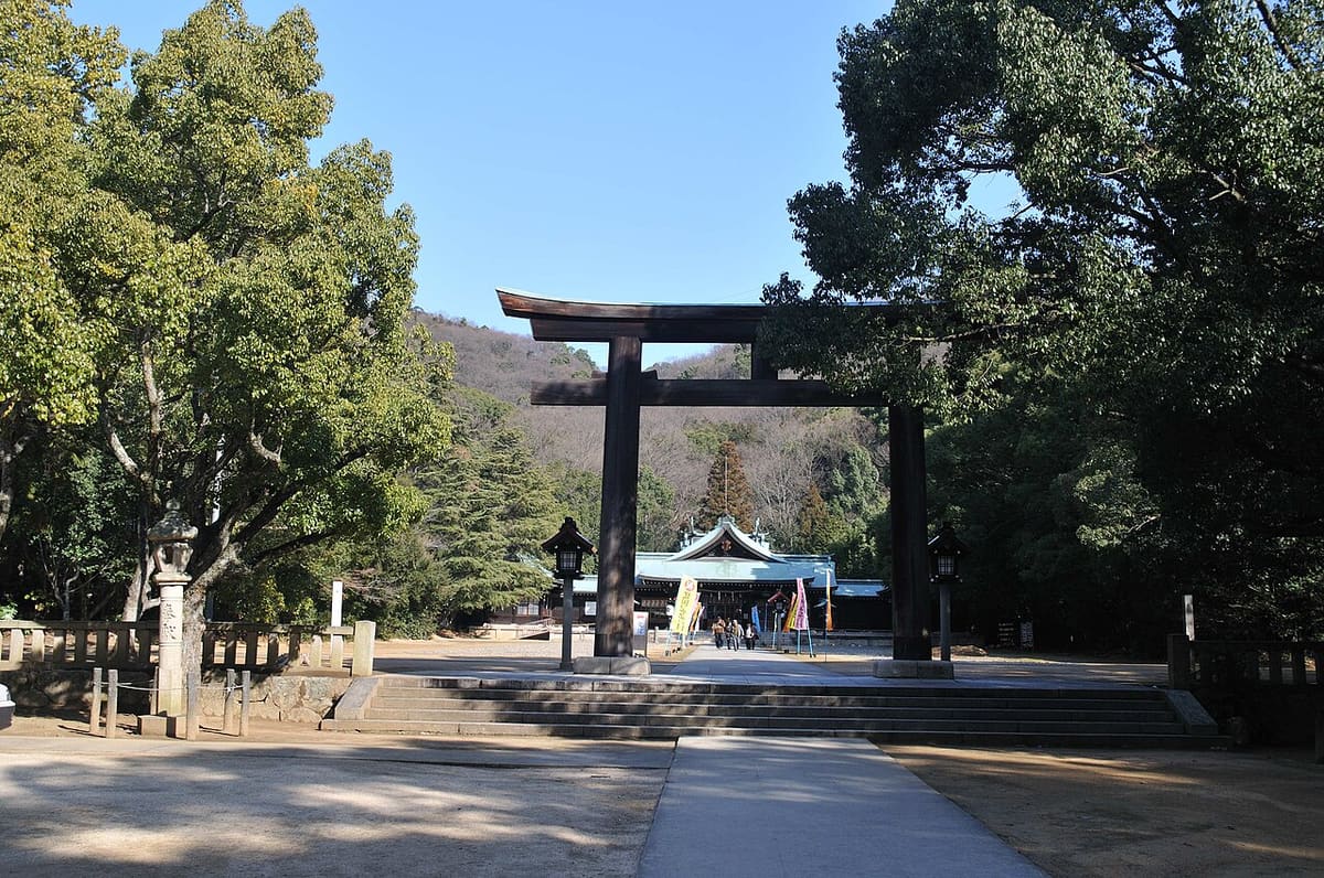 岡山縣護國神社の写真